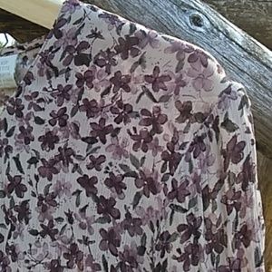 Vintage J.Jill Floral Crepe Blouse ❤️